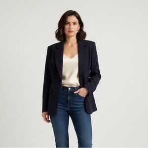 Vintage Anne Klein 100% Wool Blazer | Size 6